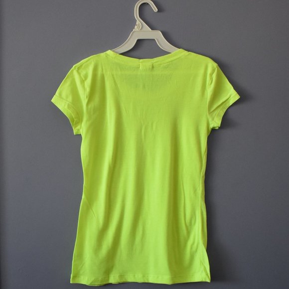 Zenana Outfitter's Neon Yellow T-Shirt - Picture 6 of 6